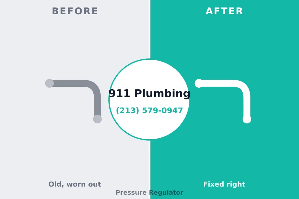 Before and after: plumbing company Kendall West, FL